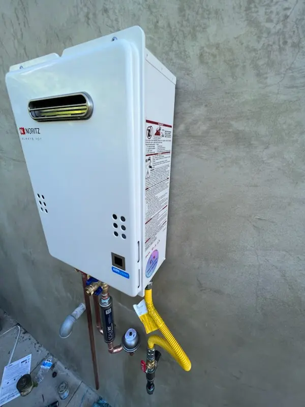 Tankless water heater installation for Original Buckhorn Estate homes